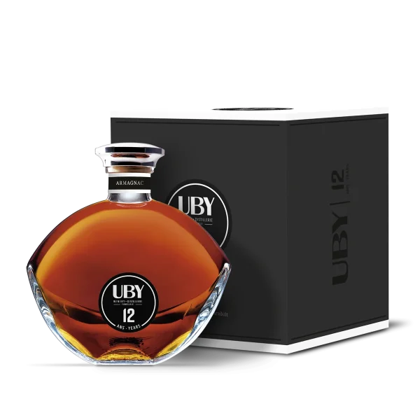 Armagnac UBY – 12 ans d&rsquo;âge – 50Cl - Vins Rouges Harmonieux pour Chaque Occasion