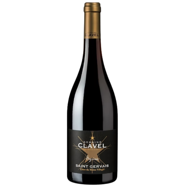 AOP COTES DU RHONE VILLAGES SAINT GERVAIS SYRIUS DOMAINE CLAVEL - Vins Rouges Harmonieux pour Chaque Occasion