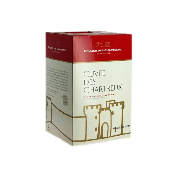 Bib 5 L rouge igp gard Cellier des chartreux - Vins Rouges Harmonieux pour Chaque Occasion