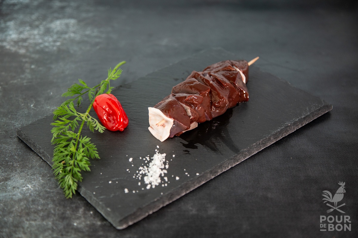 Brochette de foie de génisse – 200g - Vins Rouges Harmonieux pour Chaque Occasion Brochette de foie de génisse – 200g - Vins Rouges Harmonieux pour Chaque Occasion