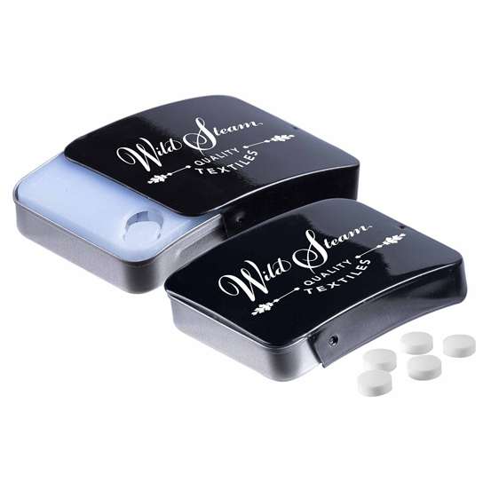 Boite coulissante de mini pastilles à la menthe, 10g publicitaire - Vins Rouges Harmonieux pour Chaque Occasion Boite coulissante de mini pastilles à la menthe, 10g publicitaire - Vins Rouges Harmonieux pour Chaque Occasion
