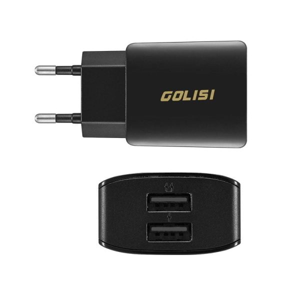 Adaptateur secteur 2A GL-B01 – Prise USB 2 ports – Golisi - Vins Rouges Harmonieux pour Chaque Occasion