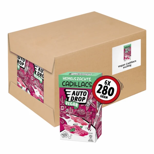 Autodrop Mixdoos Cadillacs Vegan (6x 280g) - Vins Rouges Harmonieux pour Chaque Occasion