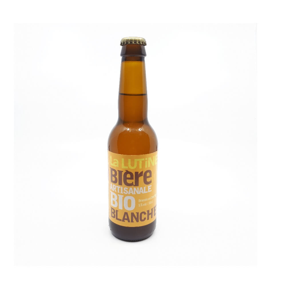 Bière La Lutine (blanche) Bio 33cl - Vins Rouges Harmonieux pour Chaque Occasion Bière La Lutine (blanche) Bio 33cl - Vins Rouges Harmonieux pour Chaque Occasion