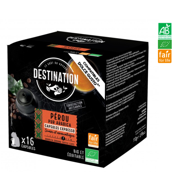 Café Capsules Dolce Gusto Pérou 16*7g Destination - Vins Rouges Harmonieux pour Chaque Occasion Café Capsules Dolce Gusto Pérou 16*7g Destination - Vins Rouges Harmonieux pour Chaque Occasion