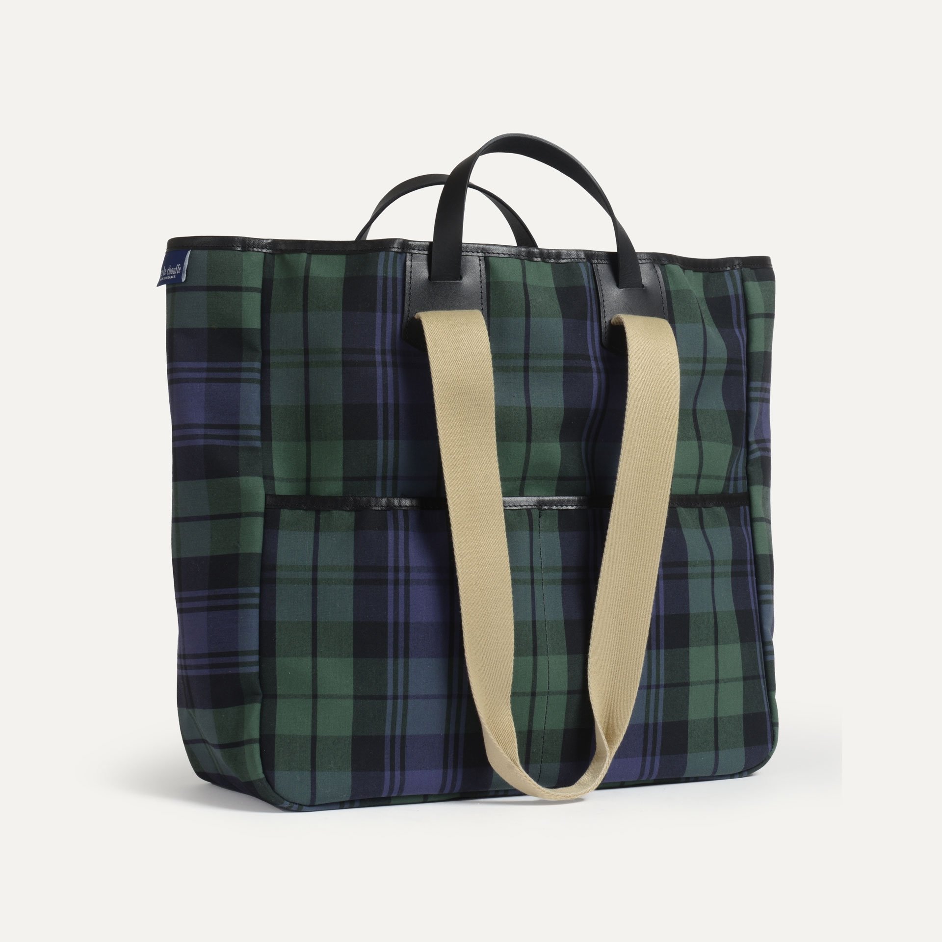 Cabas Musette Meline – Tartan Marine - Vins Rouges Harmonieux pour Chaque Occasion Cabas Musette Meline – Tartan Marine - Vins Rouges Harmonieux pour Chaque Occasion