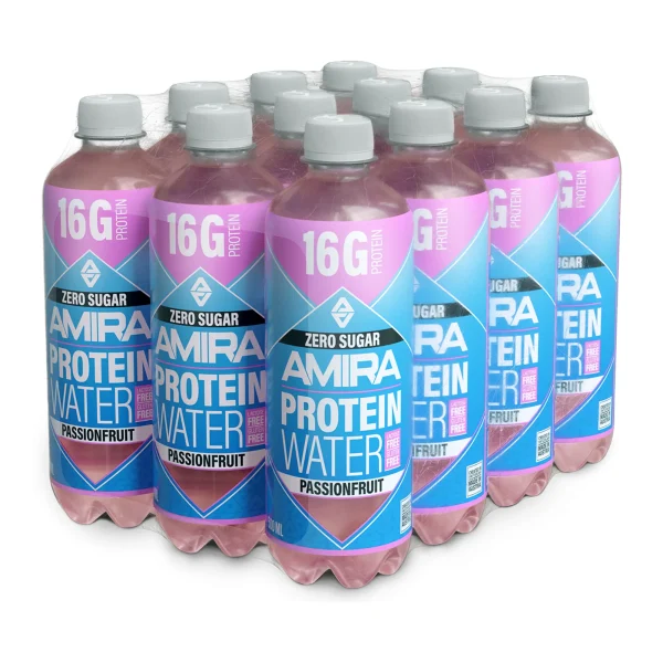Amira Protein Water Passionfruit PET (12x 50cl) - Vins Rouges Harmonieux pour Chaque Occasion