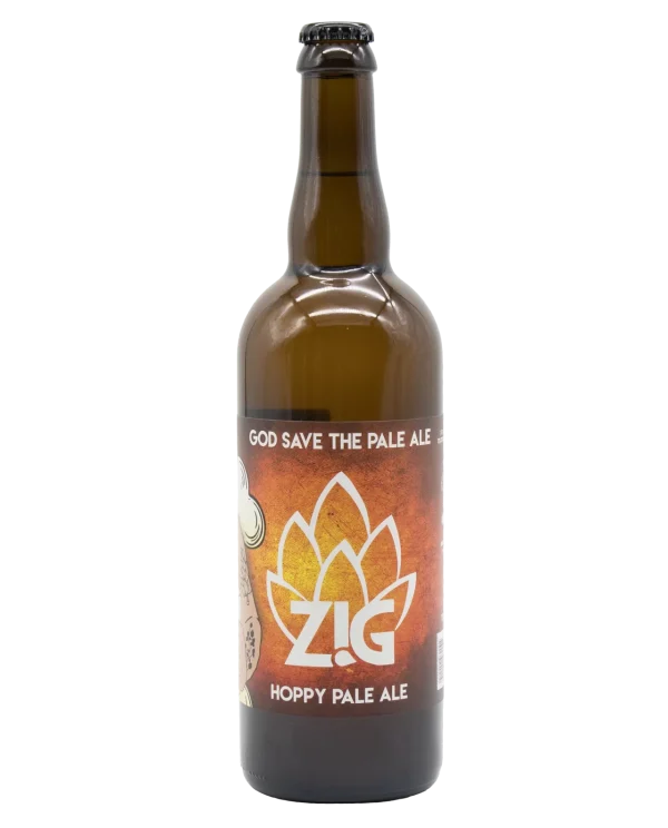 Bière Blonde ZIG – God save the pale ale – 75cl - Vins Rouges Harmonieux pour Chaque Occasion