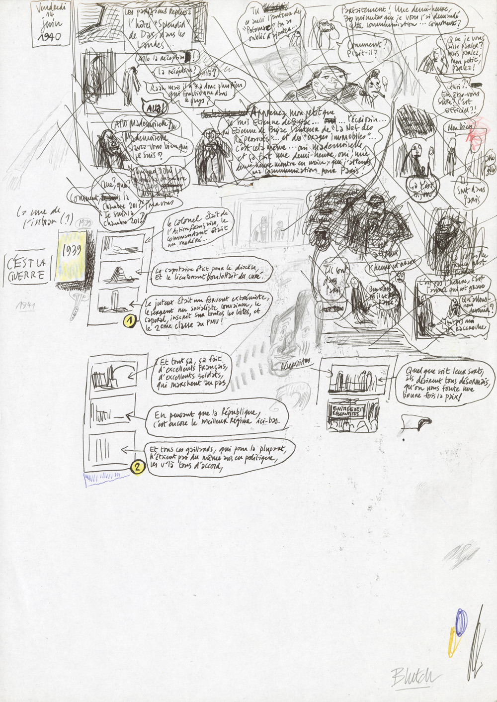 BLUTCH – Blotch – Croquis original de recherche – R42 - Vins Rouges Harmonieux pour Chaque Occasion BLUTCH – Blotch – Croquis original de recherche – R42 - Vins Rouges Harmonieux pour Chaque Occasion