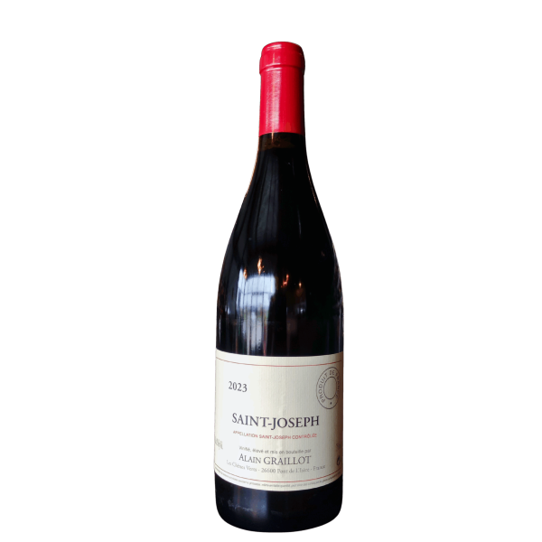 ALAIN GRAILLOT, SAINT JOSEPH ROUGE 2023, 75CL - Vins Rouges Harmonieux pour Chaque Occasion