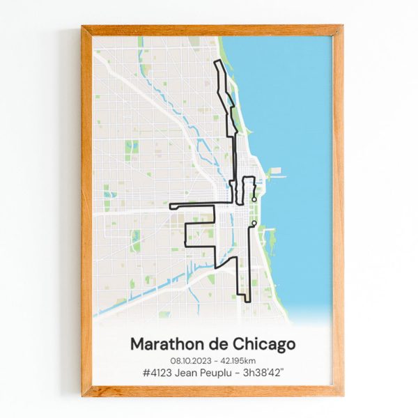 Affiche Marathon de Chicago - Vins Rouges Harmonieux pour Chaque Occasion
