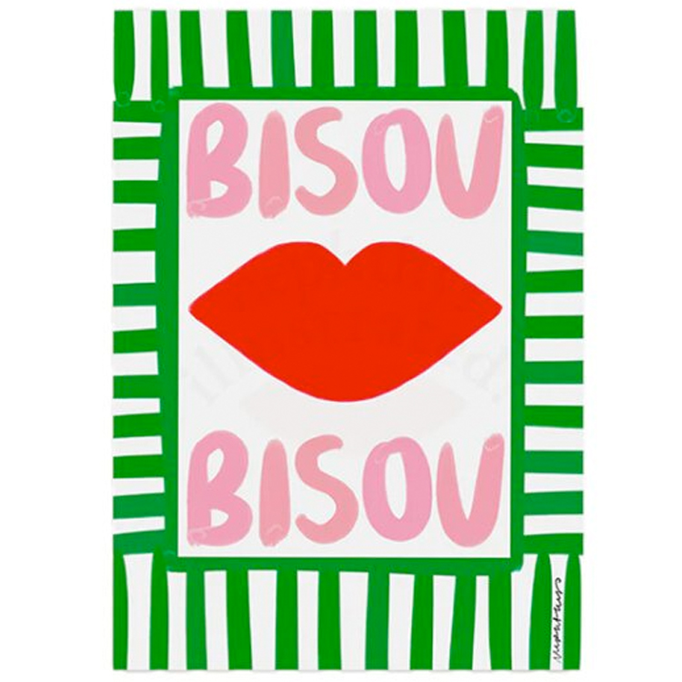 Bisou Bisou – Vert – Affiche A3 Poster Nephtys - Vins Rouges Harmonieux pour Chaque Occasion Bisou Bisou – Vert – Affiche A3 Poster Nephtys - Vins Rouges Harmonieux pour Chaque Occasion