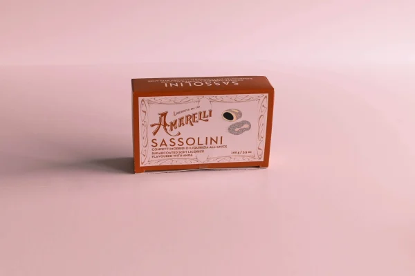 Bonbon à la réglisse confite “Sassolini” (100g) - Vins Rouges Harmonieux pour Chaque Occasion