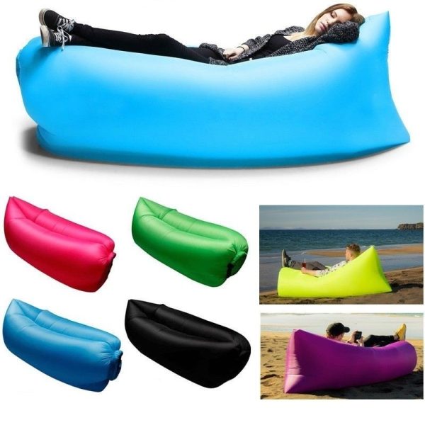 Canapé gonflable pour camping, piscine, plage, jardin - Vins Rouges Harmonieux pour Chaque Occasion