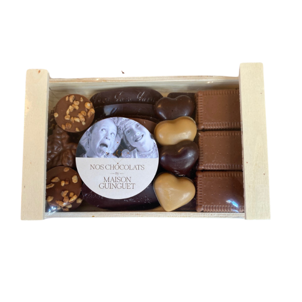 CAGETTE CHOCOLAT MAISON GUINGUET 240G - Vins Rouges Harmonieux pour Chaque Occasion