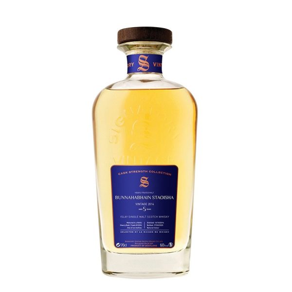 Bunnahabain Staoisha – 6 ans – 2014 Signatory Vintage - Vins Rouges Harmonieux pour Chaque Occasion
