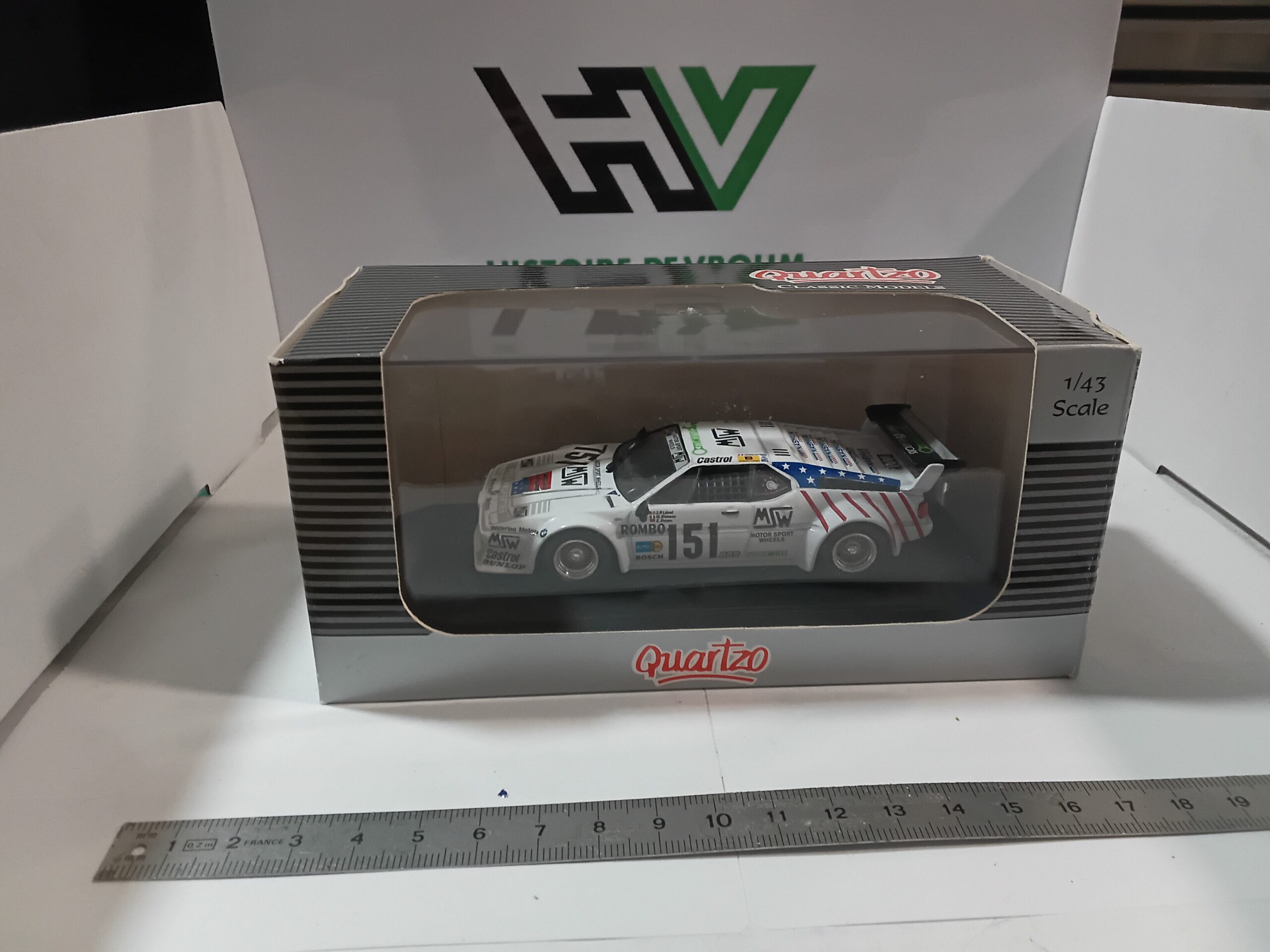 BMW M1 “MSW” Le Mans 1985 Quartzo 1/43 - Vins Rouges Harmonieux pour Chaque Occasion BMW M1 “MSW” Le Mans 1985 Quartzo 1/43 - Vins Rouges Harmonieux pour Chaque Occasion