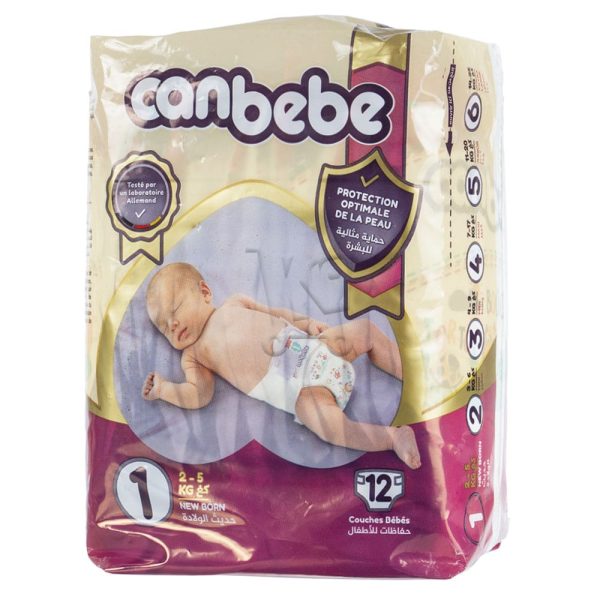 Canbebe Couches Bébé Taille 1 Nouveau Né (12 Pièces) - Vins Rouges Harmonieux pour Chaque Occasion