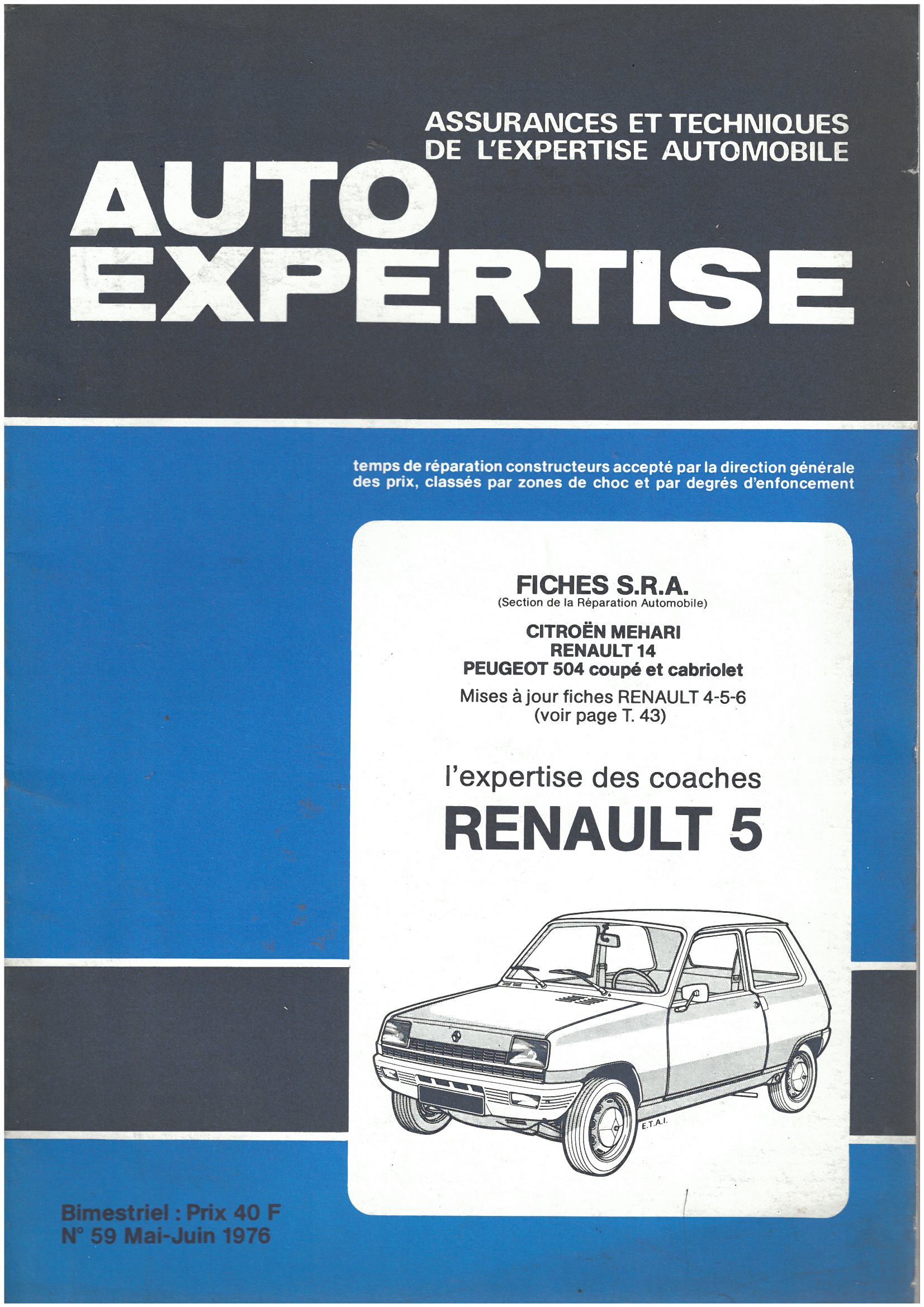 Auto Expertise N°59 – Mai/Juin 1976 - Vins Rouges Harmonieux pour Chaque Occasion Auto Expertise N°59 – Mai/Juin 1976 - Vins Rouges Harmonieux pour Chaque Occasion