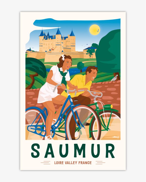 Affiche Saumur – Loire Valley - Vins Rouges Harmonieux pour Chaque Occasion