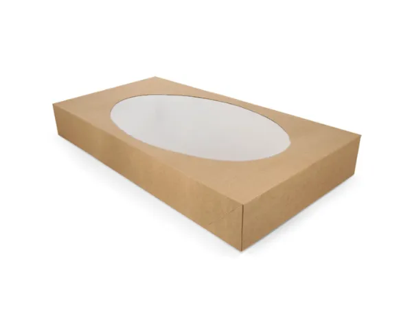 Cateringdoos Bio Kraft met Venster 56x32x8cm (10 stuks) - Vins Rouges Harmonieux pour Chaque Occasion Cateringdoos Bio Kraft met Venster 56x32x8cm (10 stuks) - Vins Rouges Harmonieux pour Chaque Occasion