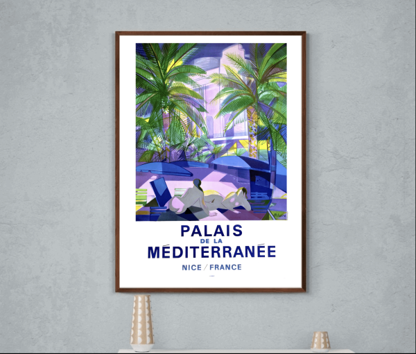 Affiche Palais de la Méditerranée - Vins Rouges Harmonieux pour Chaque Occasion