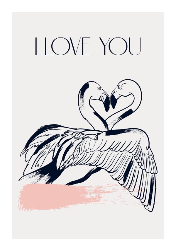 Amour en Plumes – Affiche Animaux Amoureux - Vins Rouges Harmonieux pour Chaque Occasion