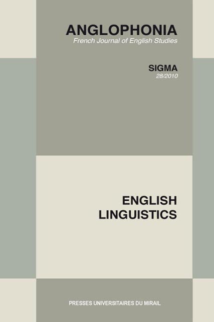 Anglophonia Sigma n° 28 – English Linguistics - Vins Rouges Harmonieux pour Chaque Occasion Anglophonia Sigma n° 28 – English Linguistics - Vins Rouges Harmonieux pour Chaque Occasion
