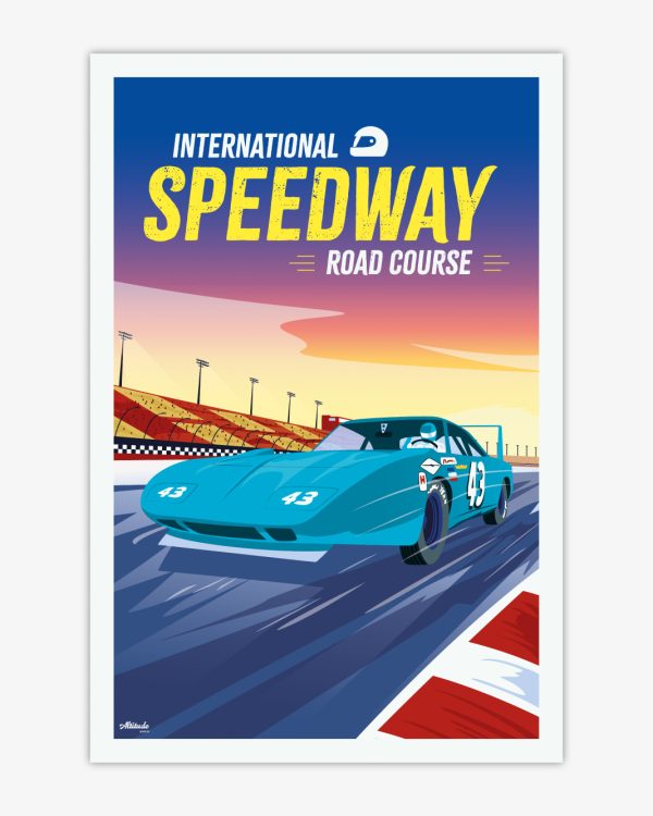 Affiche International Speedway Road Course - Vins Rouges Harmonieux pour Chaque Occasion