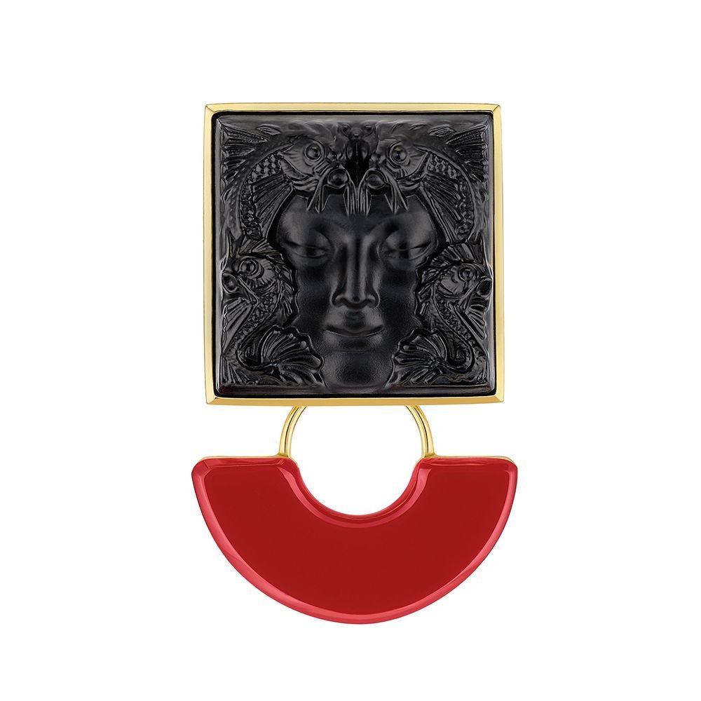 Broche aréthuse noir résine lalique - Vins Rouges Harmonieux pour Chaque Occasion Broche aréthuse noir résine lalique - Vins Rouges Harmonieux pour Chaque Occasion