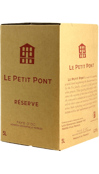 BIB IGP Oc – Petit Pont rouge – 5l - Vins Rouges Harmonieux pour Chaque Occasion BIB IGP Oc – Petit Pont rouge – 5l - Vins Rouges Harmonieux pour Chaque Occasion