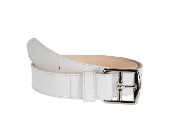 Ceinture femme en cuir doublé blanc 5057 Choisir - Vins Rouges Harmonieux pour Chaque Occasion
