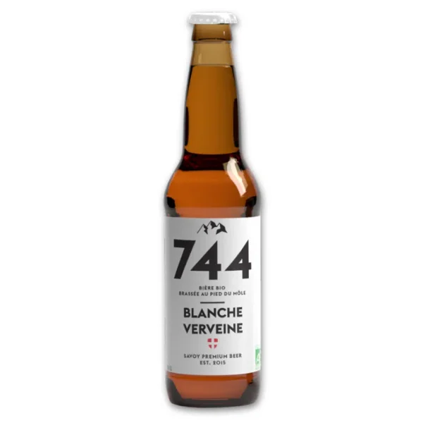 Bière Blanche-Verveine 744 33 cl - Vins Rouges Harmonieux pour Chaque Occasion