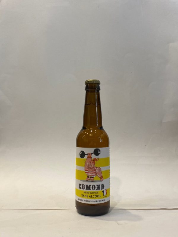 Bière « Edmond » blonde 33 cl sans alcool - Vins Rouges Harmonieux pour Chaque Occasion