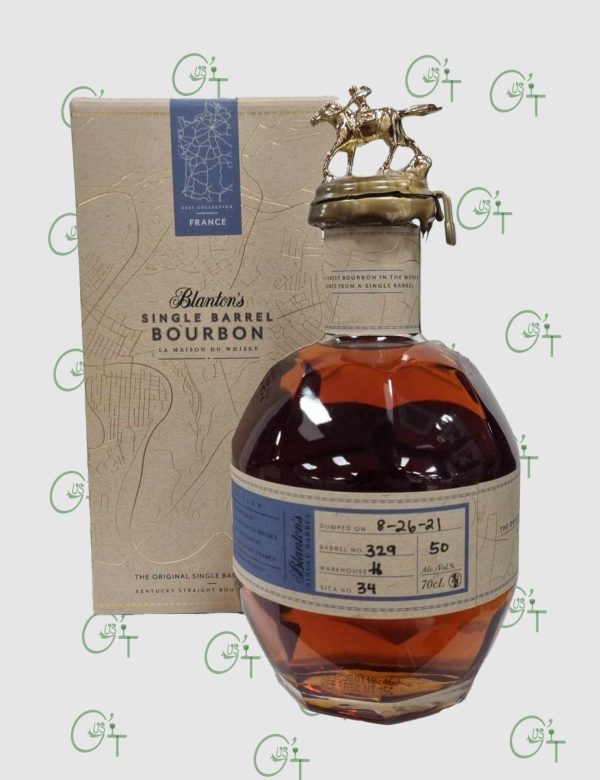 Bourbon Blanton’s Single Barrel #329 France pour LMDW - Vins Rouges Harmonieux pour Chaque Occasion