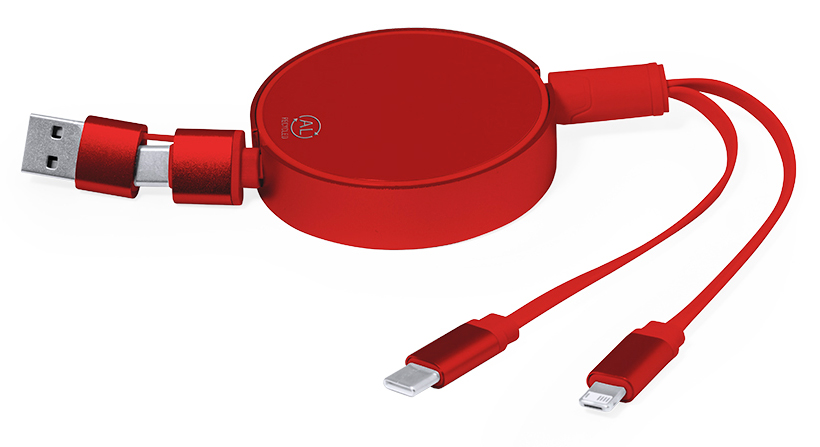 Câble de charge publicitaire en aluminium recyclé - Vins Rouges Harmonieux pour Chaque Occasion Câble de charge publicitaire en aluminium recyclé - Vins Rouges Harmonieux pour Chaque Occasion