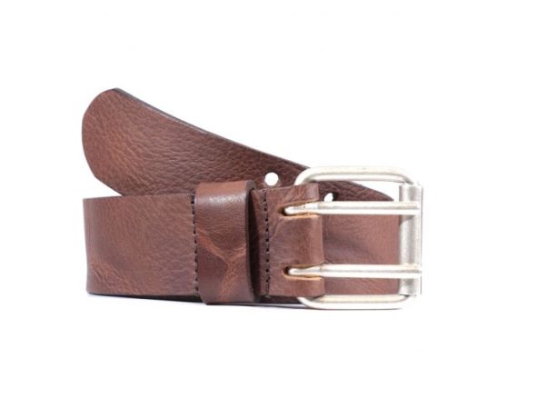 Ceinture homme en cuir vieilli épais et souple 4007 DKR M 120 cm - Vins Rouges Harmonieux pour Chaque Occasion