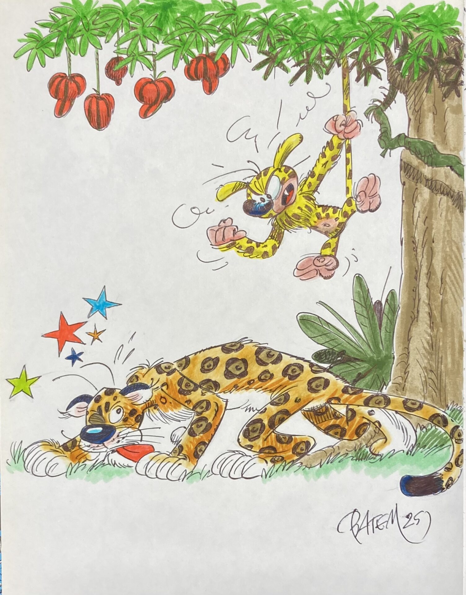 Batem – Dédicace / Marsupilami N° 8 “Le temple de Boavista” (1993) - Vins Rouges Harmonieux pour Chaque Occasion Batem – Dédicace / Marsupilami N° 8 “Le temple de Boavista” (1993) - Vins Rouges Harmonieux pour Chaque Occasion