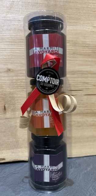 ASSORTIMENT 3 x 130GR CONFITURE MYRTILLE, FRAMBOISE, GELÉE DE GÉNÉPI - Vins Rouges Harmonieux pour Chaque Occasion ASSORTIMENT 3 x 130GR CONFITURE MYRTILLE, FRAMBOISE, GELÉE DE GÉNÉPI - Vins Rouges Harmonieux pour Chaque Occasion