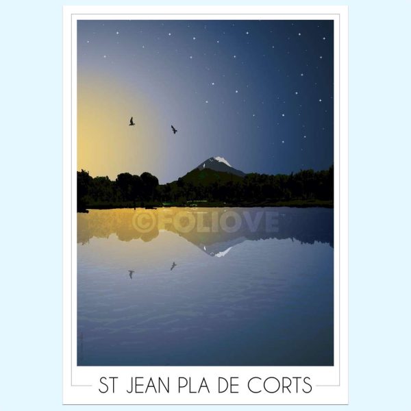 Affiche Lac Saint-Jean Pla de Corts - Vins Rouges Harmonieux pour Chaque Occasion