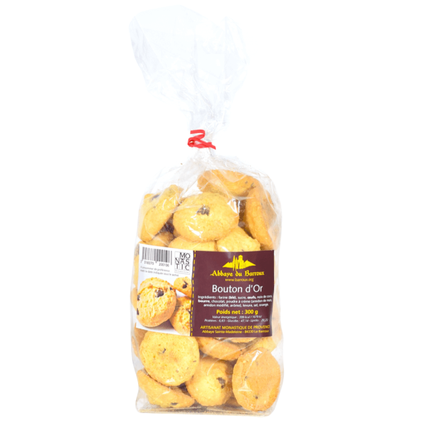 Biscuits noix de coco & chocolat (« Bouton d&rsquo;Or ») – Abbaye Sainte-Madeleine du Barroux - Vins Rouges Harmonieux pour Chaque Occasion