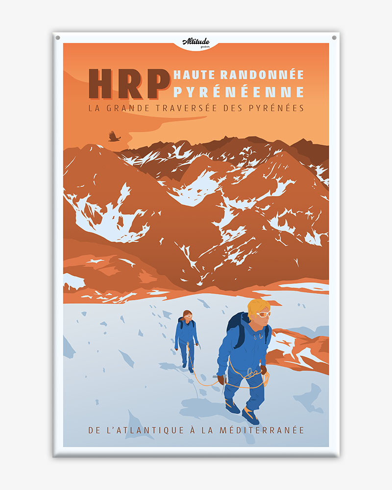 Affiche Cartonnée Haute Randonnée Pyrénéenne - Vins Rouges Harmonieux pour Chaque Occasion Affiche Cartonnée Haute Randonnée Pyrénéenne - Vins Rouges Harmonieux pour Chaque Occasion