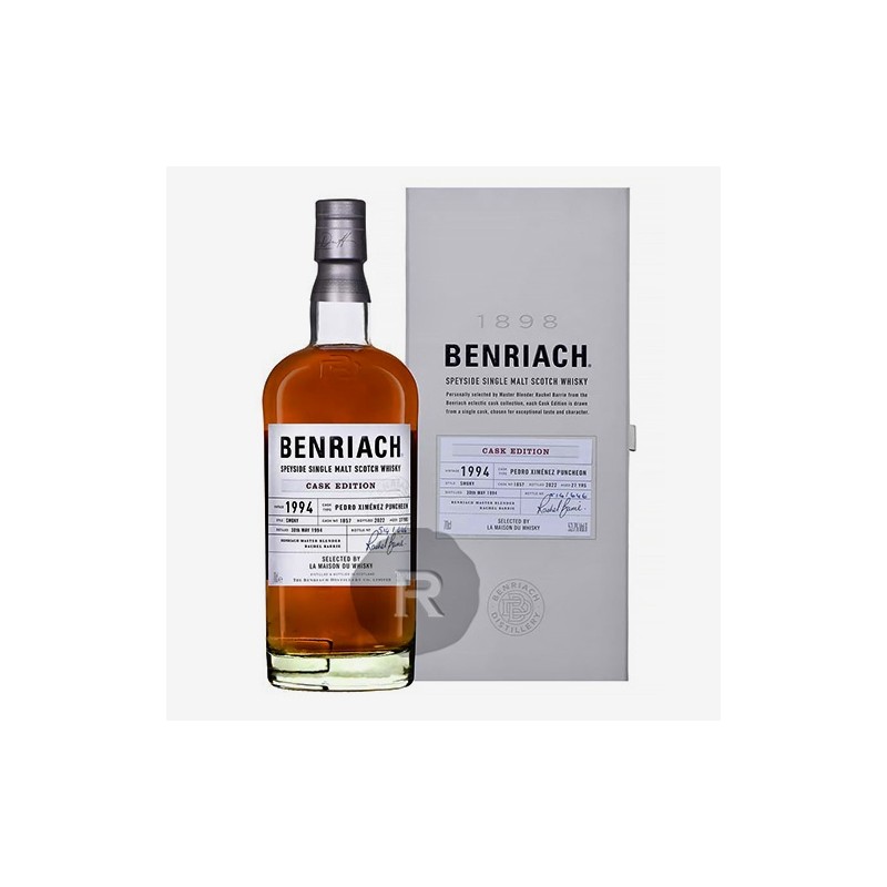 Benriach 1994 28 Y. cask edition oloroso butt 48.1° (1 out of 521) - Vins Rouges Harmonieux pour Chaque Occasion Benriach 1994 28 Y. cask edition oloroso butt 48.1° (1 out of 521) - Vins Rouges Harmonieux pour Chaque Occasion