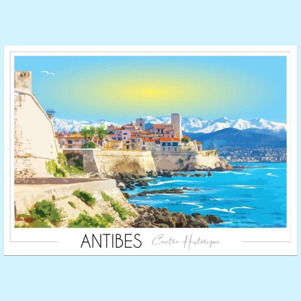 Affiche Antibes Juan les Pins - Vins Rouges Harmonieux pour Chaque Occasion