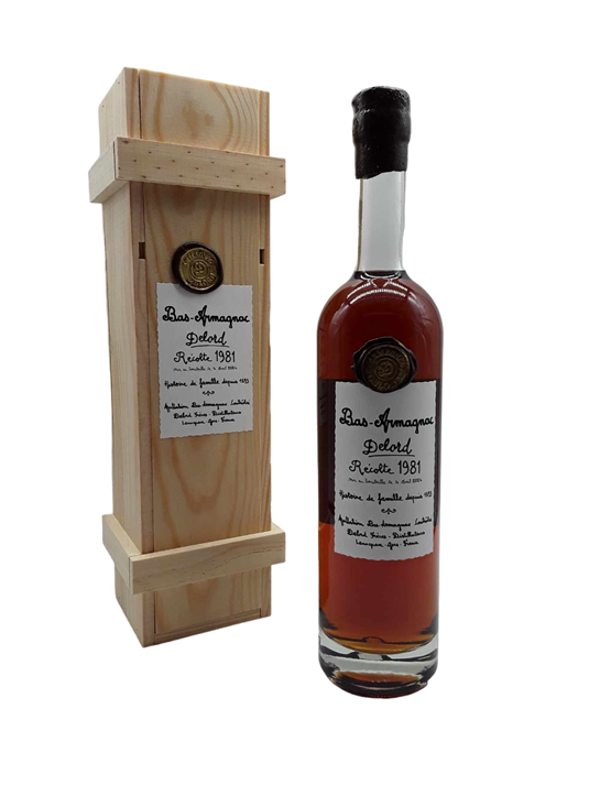 Armagnac Delord AOP Vieil Armagnac Récolte 1981 40% - Vins Rouges Harmonieux pour Chaque Occasion Armagnac Delord AOP Vieil Armagnac Récolte 1981 40% - Vins Rouges Harmonieux pour Chaque Occasion