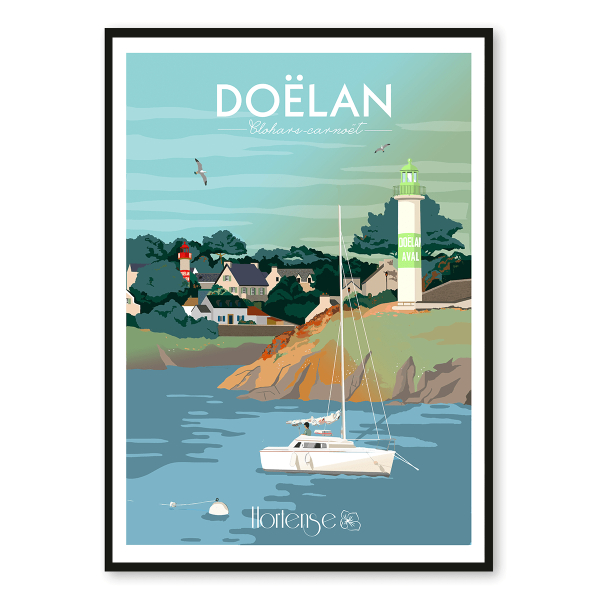 Affiche Doëlan – Clohars Carnoët - Vins Rouges Harmonieux pour Chaque Occasion