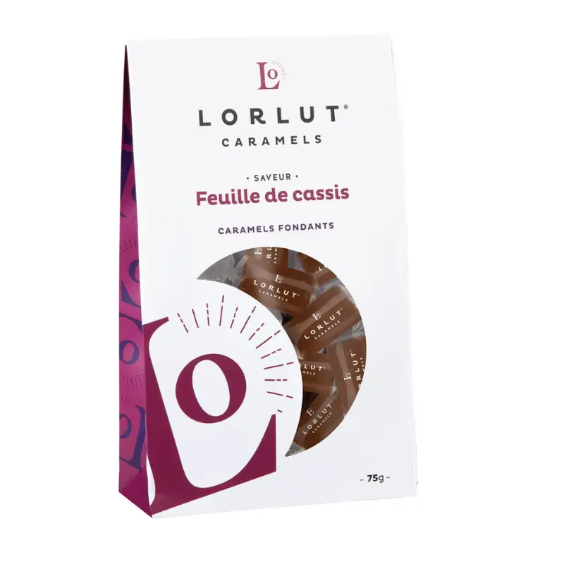 Caramels Boîte 75g ( Lorlut ) – Feuille De Cassis - Vins Rouges Harmonieux pour Chaque Occasion Caramels Boîte 75g ( Lorlut ) – Feuille De Cassis - Vins Rouges Harmonieux pour Chaque Occasion
