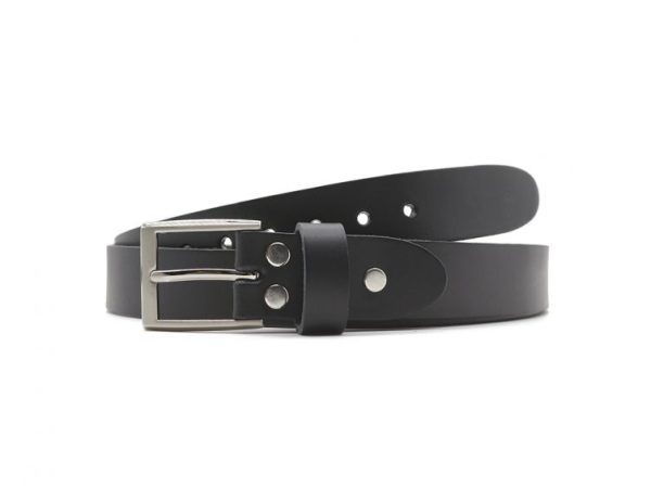 Ceinture la guêpe en cuir noir 1051 110 cm - Vins Rouges Harmonieux pour Chaque Occasion