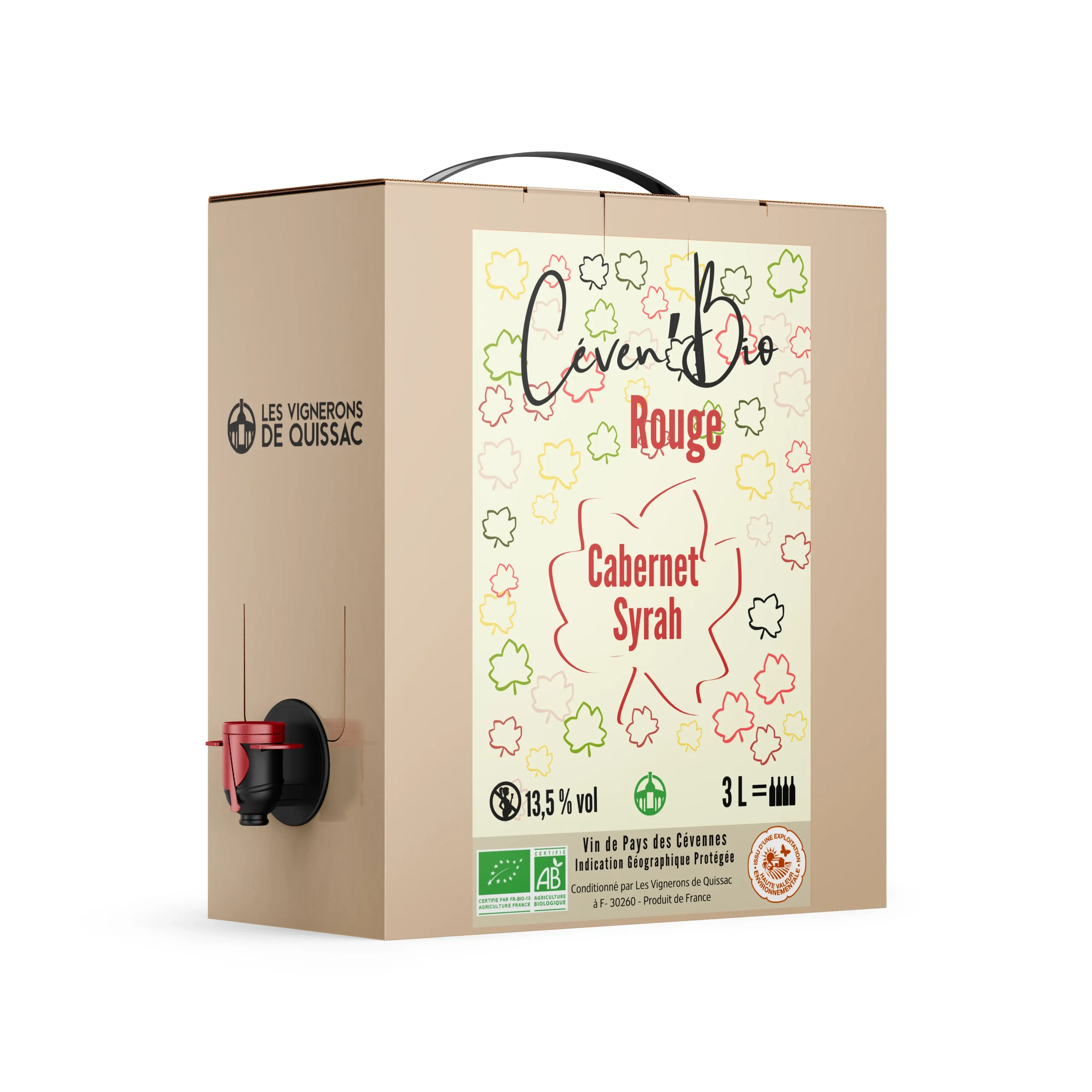 BIB Vin rouge Bio – Cabernet Syrah - Vins Rouges Harmonieux pour Chaque Occasion BIB Vin rouge Bio – Cabernet Syrah - Vins Rouges Harmonieux pour Chaque Occasion