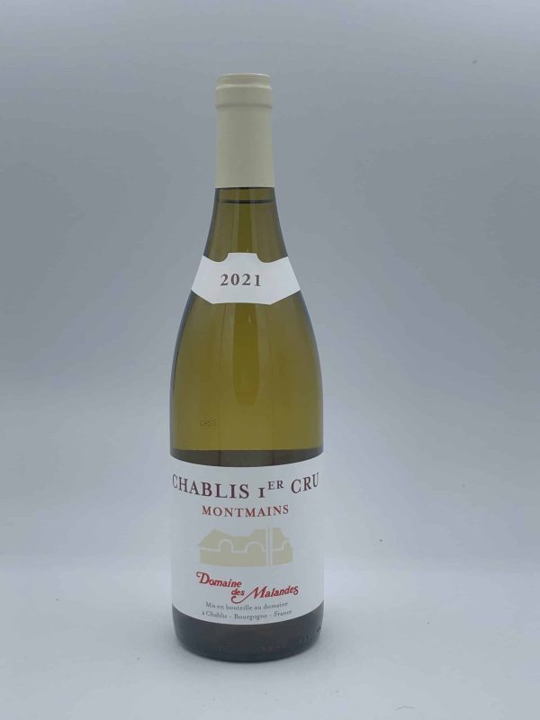 BOURGOGNE CHABLIS 1ER CRU MONTMAINS DOMAINE DES MALANDES 2022 - Vins Rouges Harmonieux pour Chaque Occasion